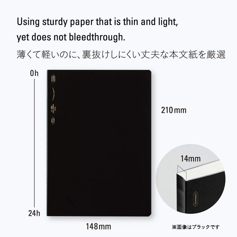 ãƒ‹ãƒˆãƒ ã‚º(Nitoms) Nitoms S4105 STALOGY Notebook, A5, Squared, 365 Days Notebook, Red - Image 2